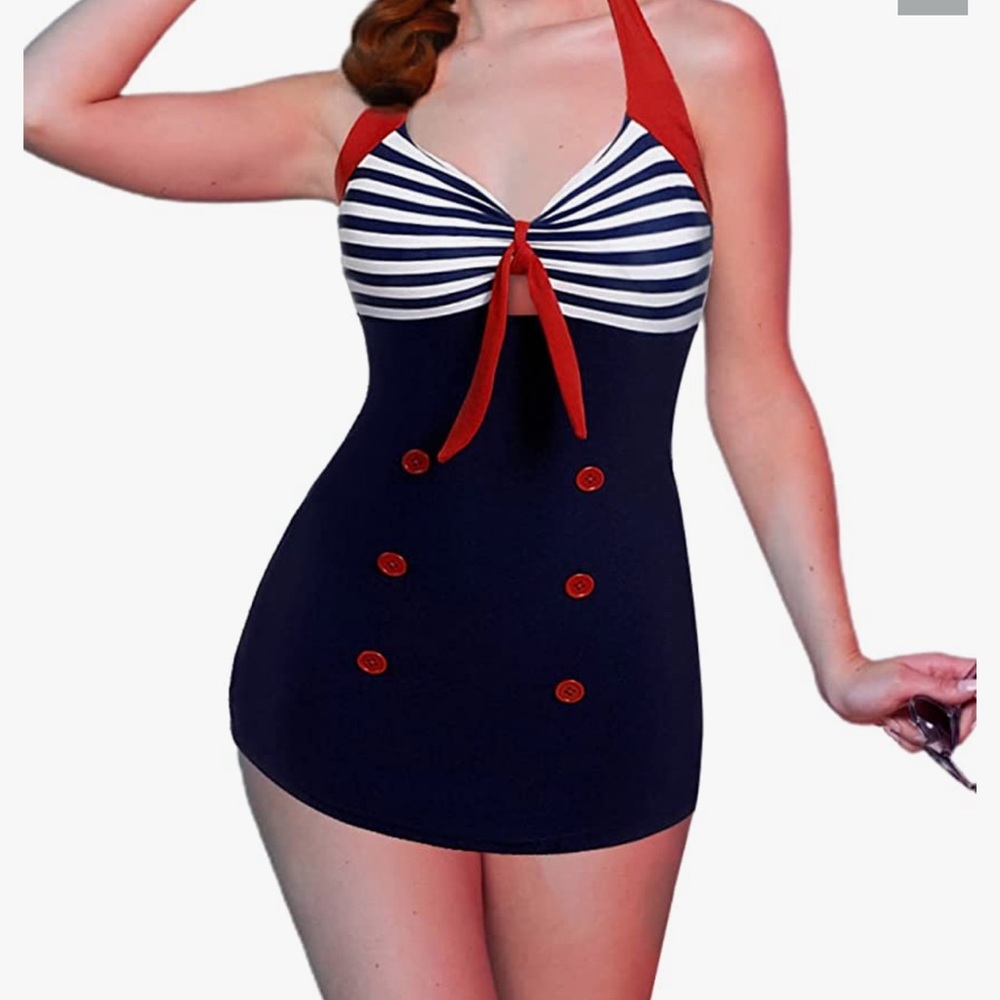 Vintage Style Swimsuit